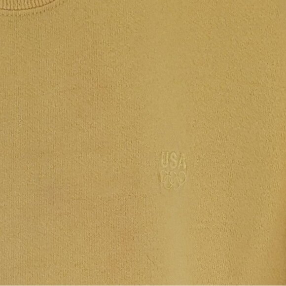Vintage USA Olympics Yellow Sweatshirt Crewneck Official Licensed Product Size M - Picture 6 of 9